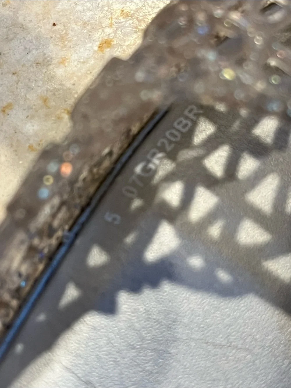 Mini Melissa sparkly silver